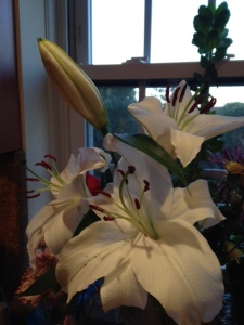 Three lilies